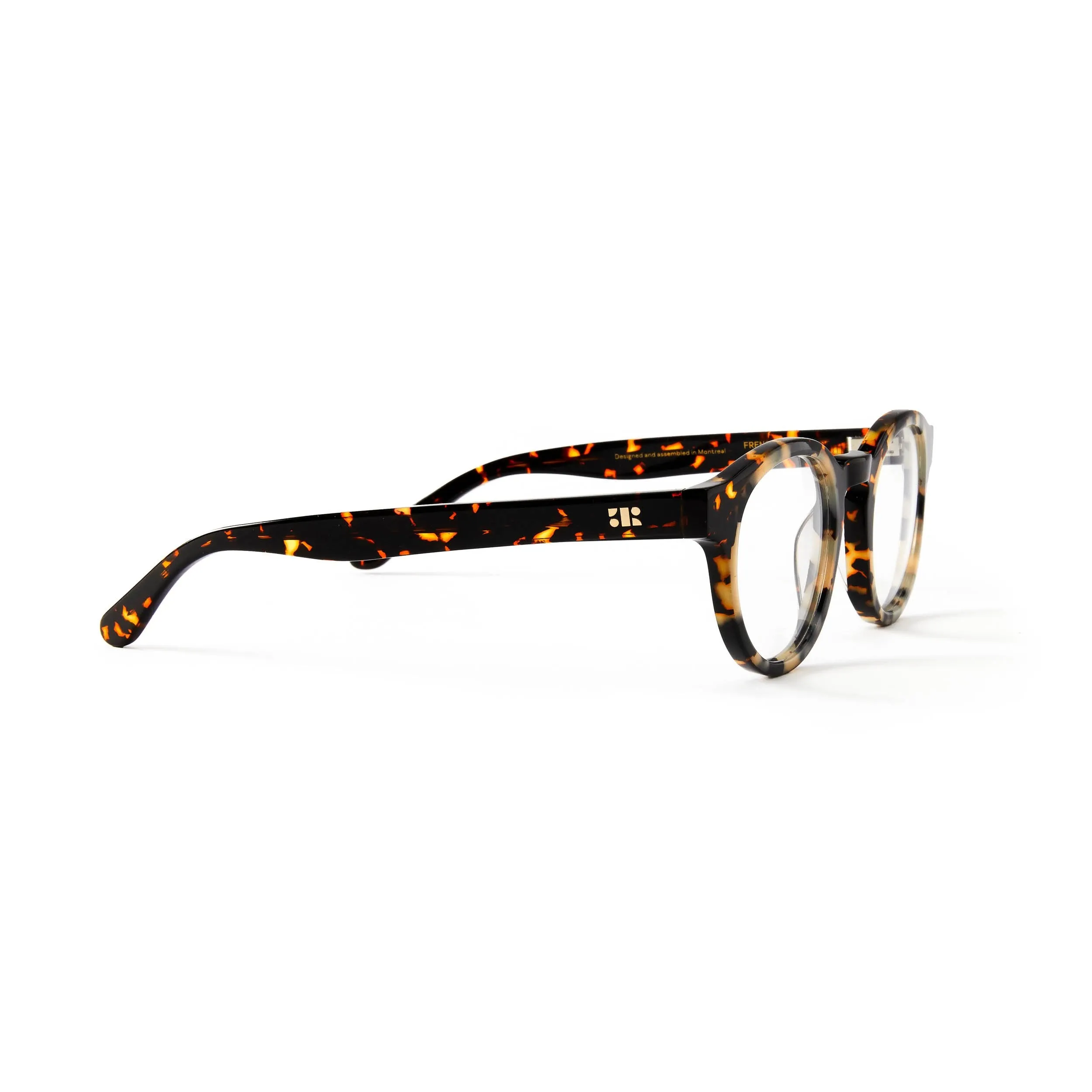 Alexis Blue Light Tortoise & Grey Marble