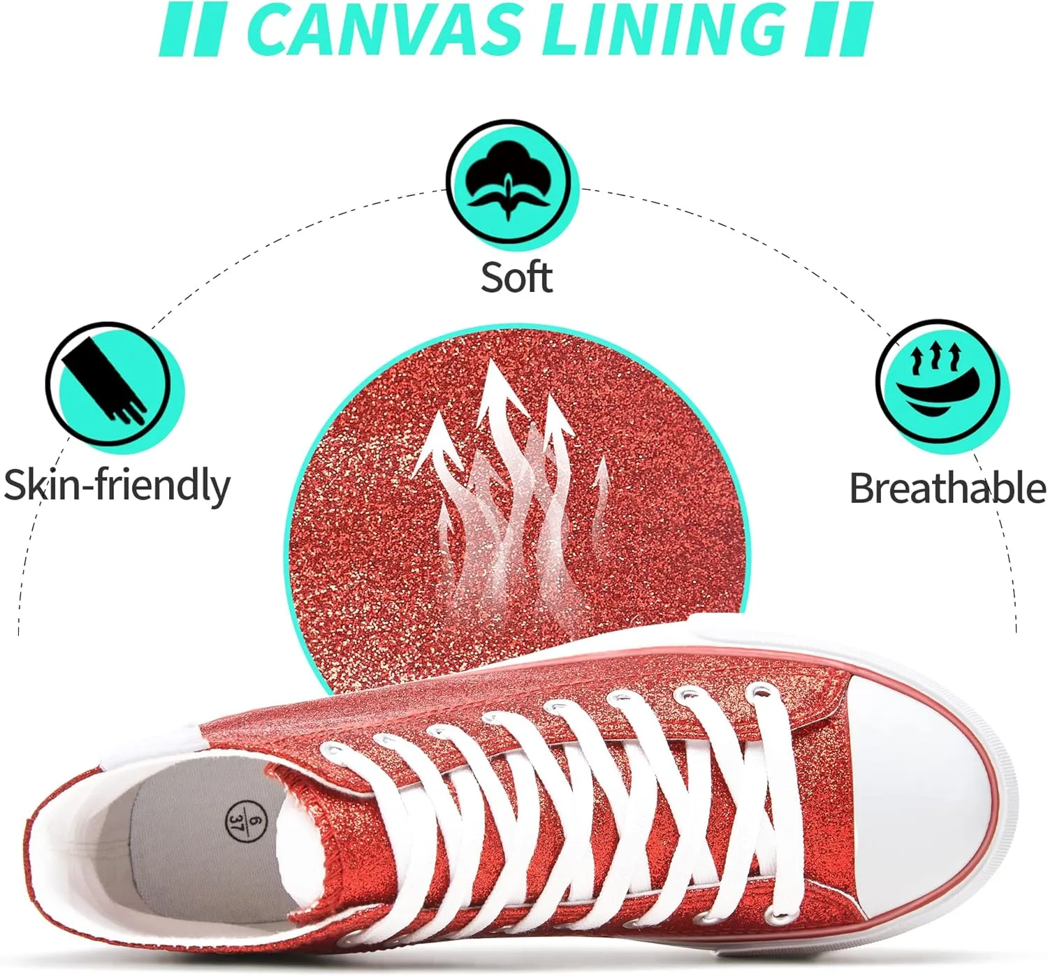 ALTOCIS Glitter Platform Fashion Sneakers,Sparkly Bling Mid Calf Sneaker for Women,Cute Comfortable Platform High Top Sneakers