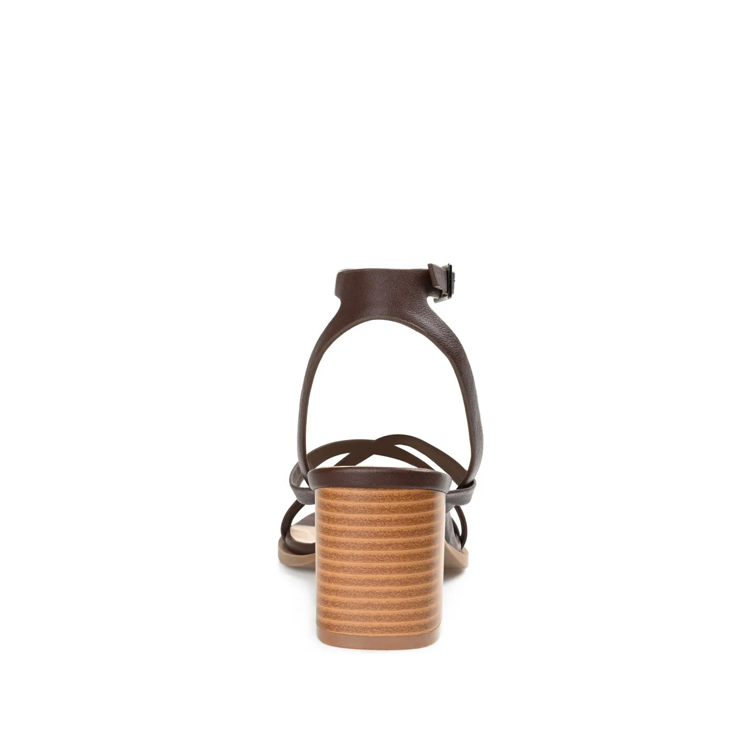 ANIKAH STRAPPY SANDALS IN FAUX LEATHER