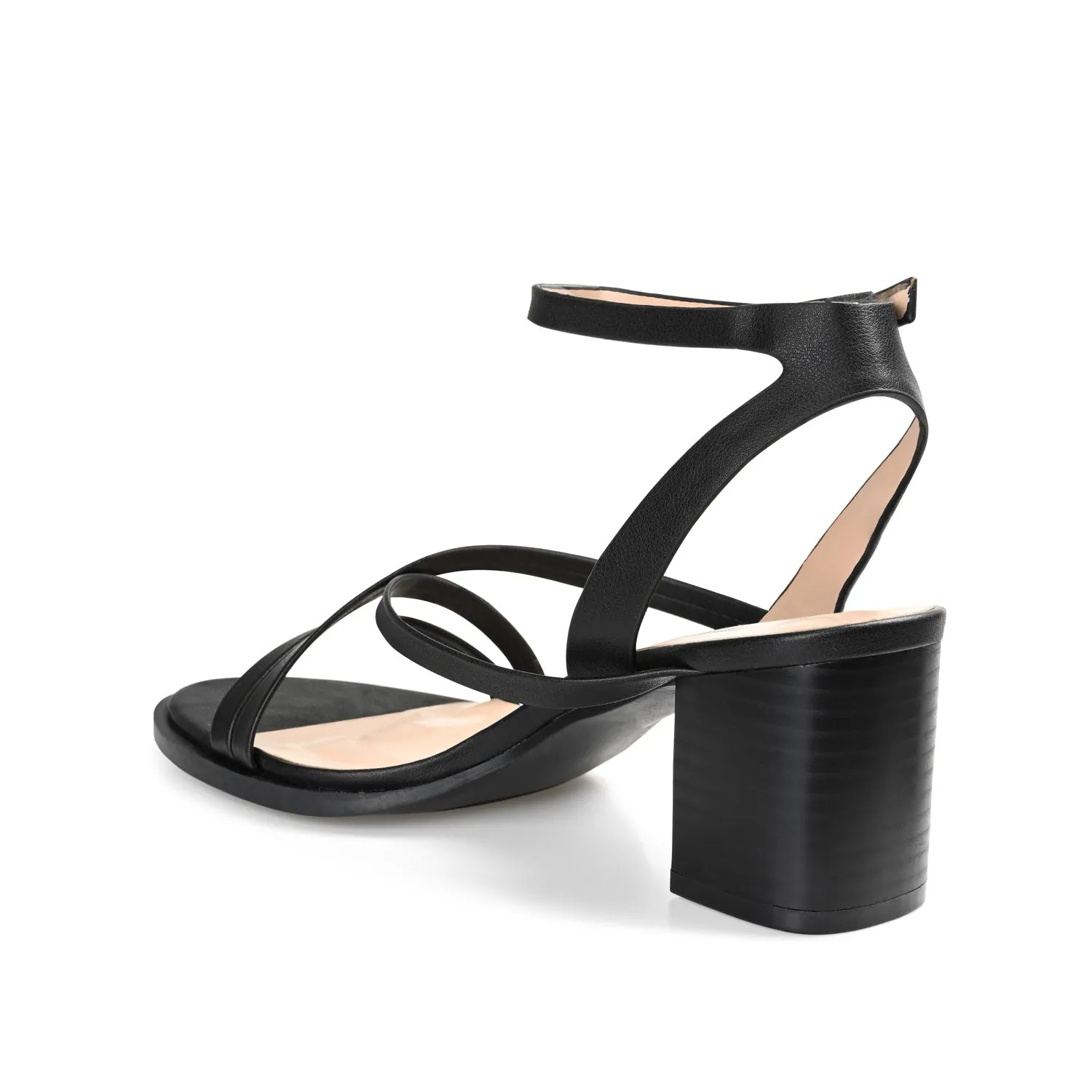 ANIKAH STRAPPY SANDALS IN FAUX LEATHER
