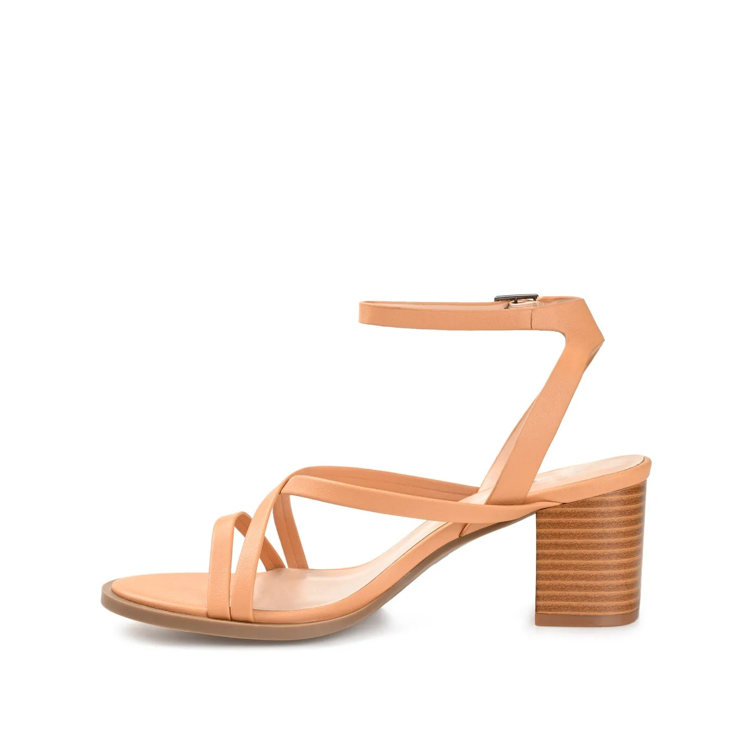 ANIKAH STRAPPY SANDALS IN FAUX LEATHER