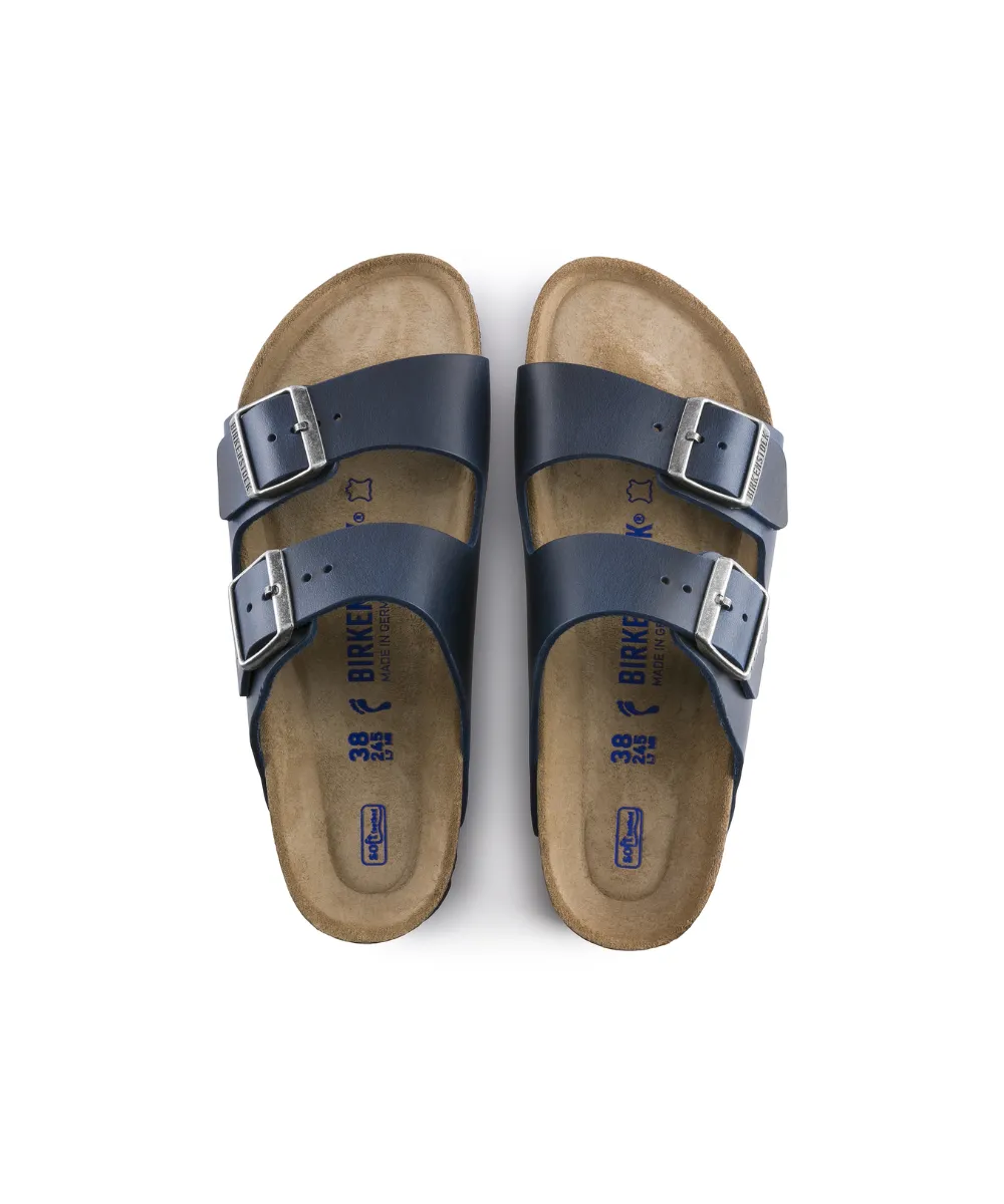 BIRKENSTOCK ARIZONA SOFT BEDDING REGULAR IN BLUE