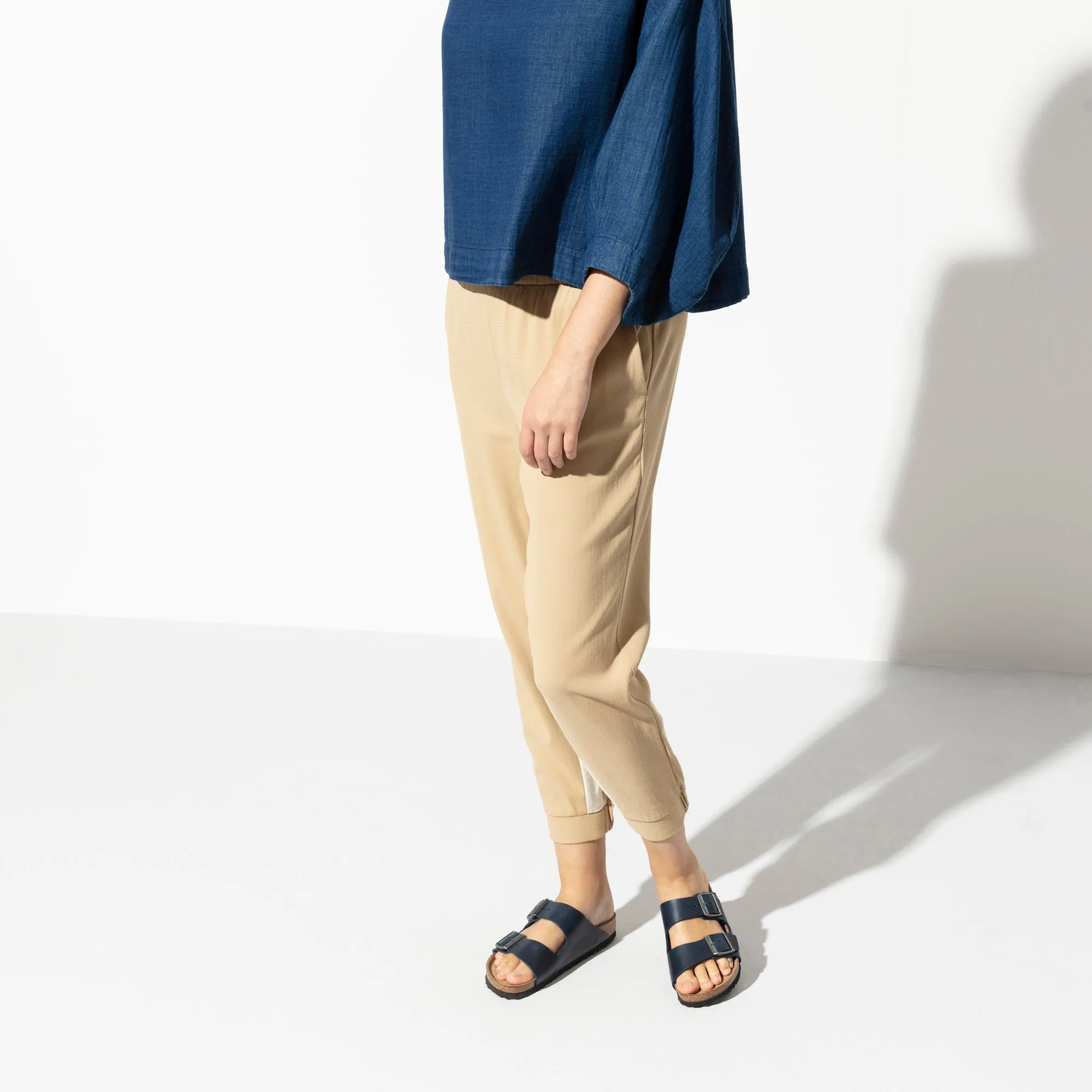 BIRKENSTOCK ARIZONA SOFT BEDDING REGULAR IN BLUE