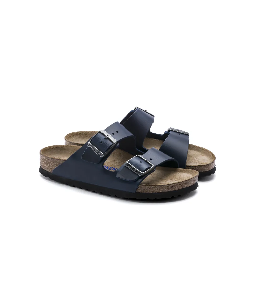 BIRKENSTOCK ARIZONA SOFT BEDDING REGULAR IN BLUE