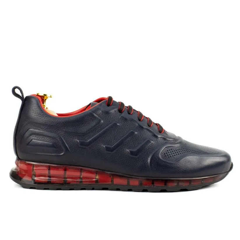 Black Patent Leather Sneakers | Platform High Sole