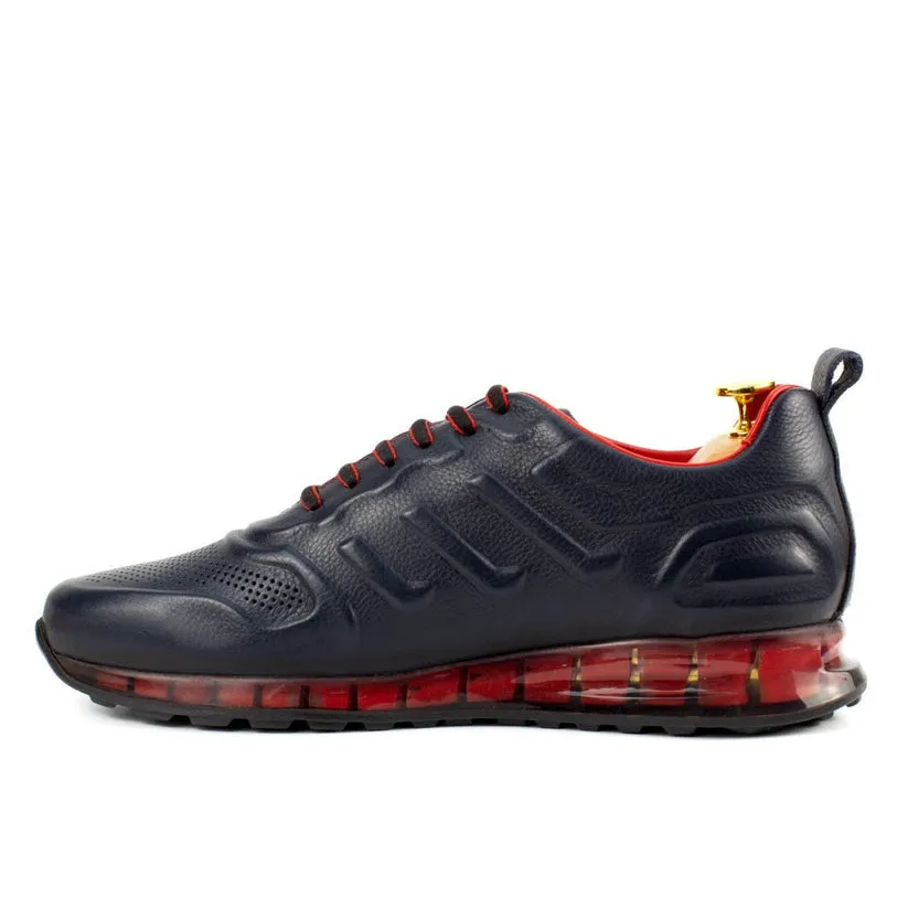 Black Patent Leather Sneakers | Platform High Sole