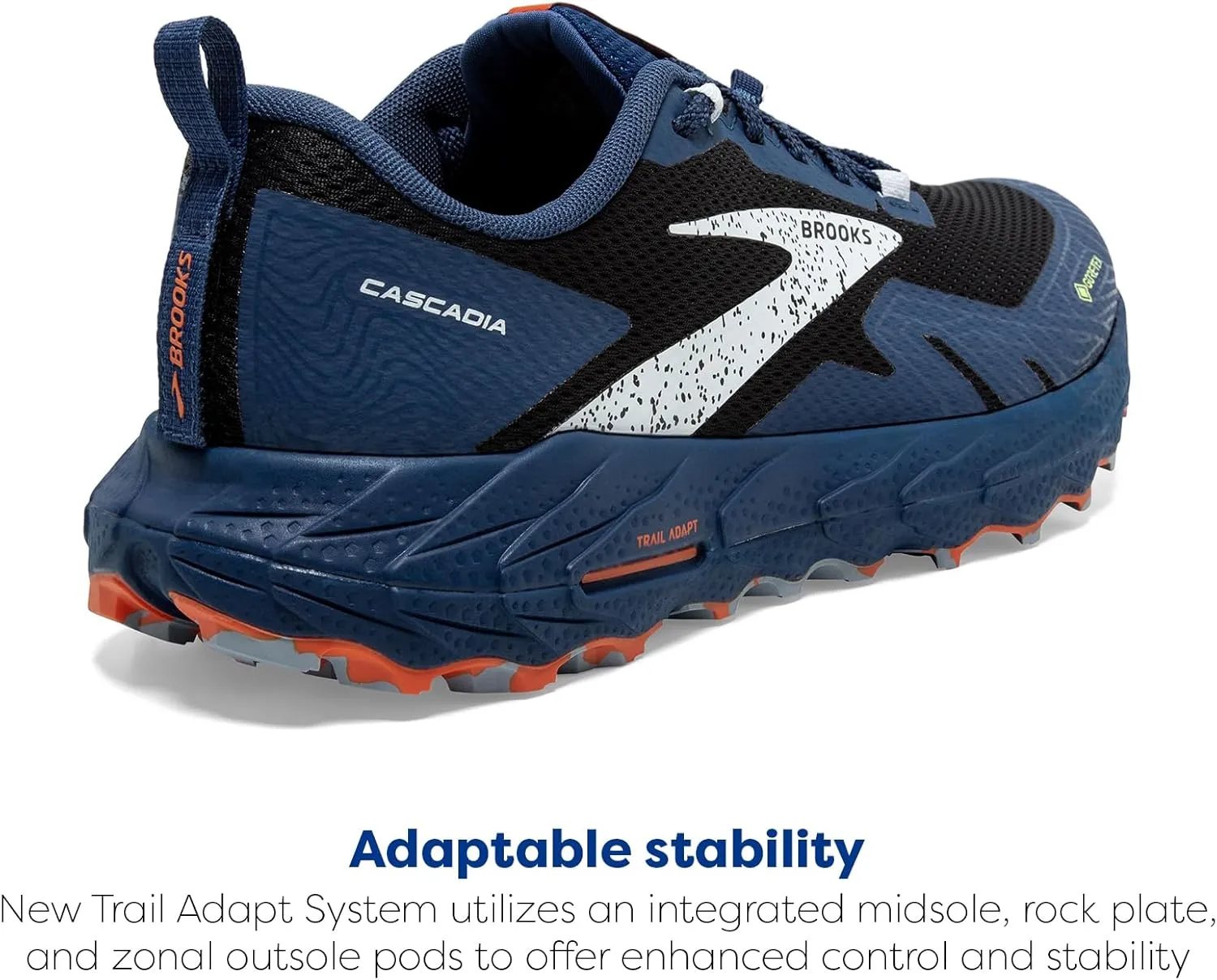 Brooks Mens Cascadia 17 GTX Waterproof Trail Running Shoe