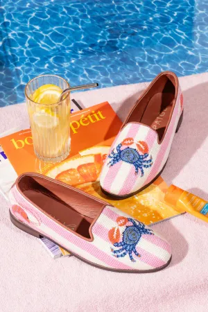 BY PAIGE - NEEDLEPOINT LOAFER IN CRAB