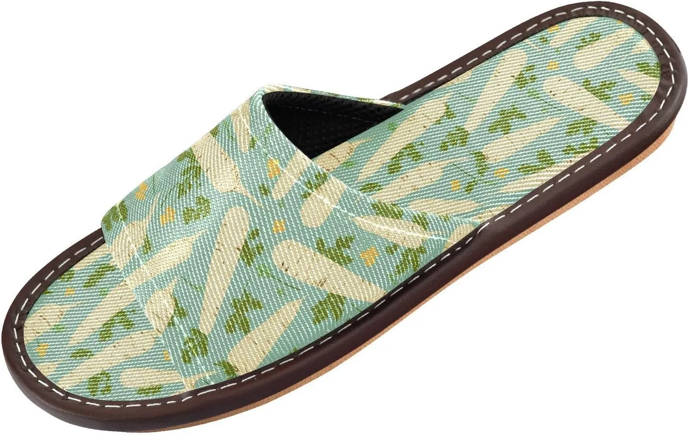 Chic White Radish Mens Fashion Slippers Ultralight Beach Sandals for Outdoor Indoor Hotel