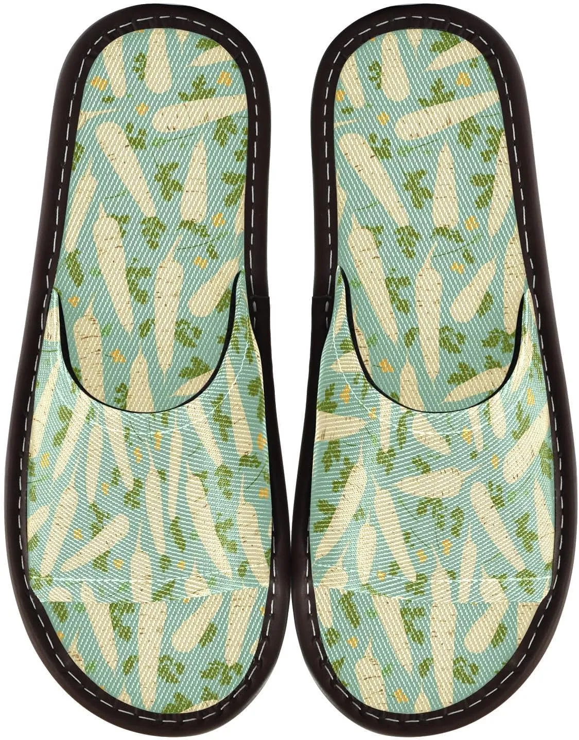 Chic White Radish Mens Fashion Slippers Ultralight Beach Sandals for Outdoor Indoor Hotel