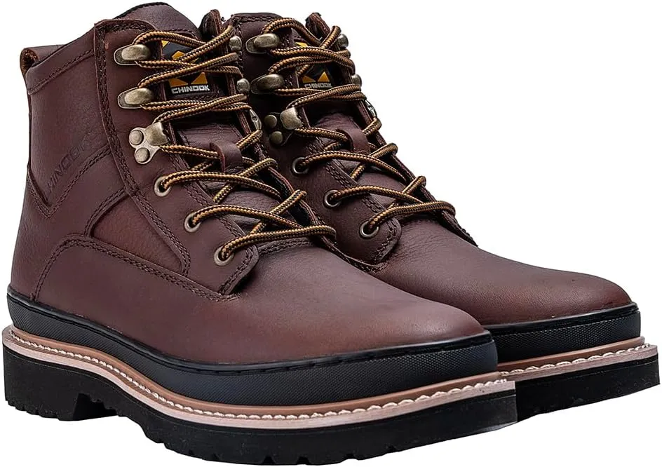 Chinook Footwear Workhorse II 6" Soft Toe Mens Work Boot - Brown