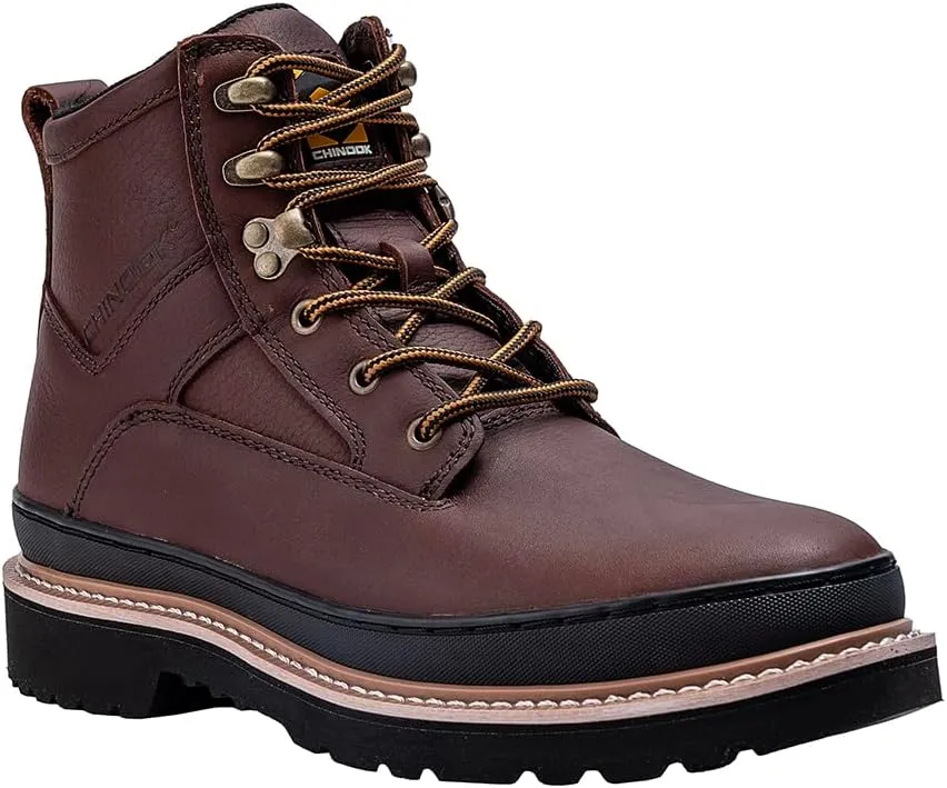 Chinook Footwear Workhorse II 6" Soft Toe Mens Work Boot - Brown