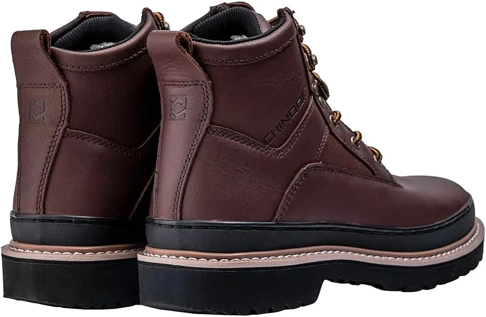 Chinook Footwear Workhorse II 6" Soft Toe Mens Work Boot - Brown