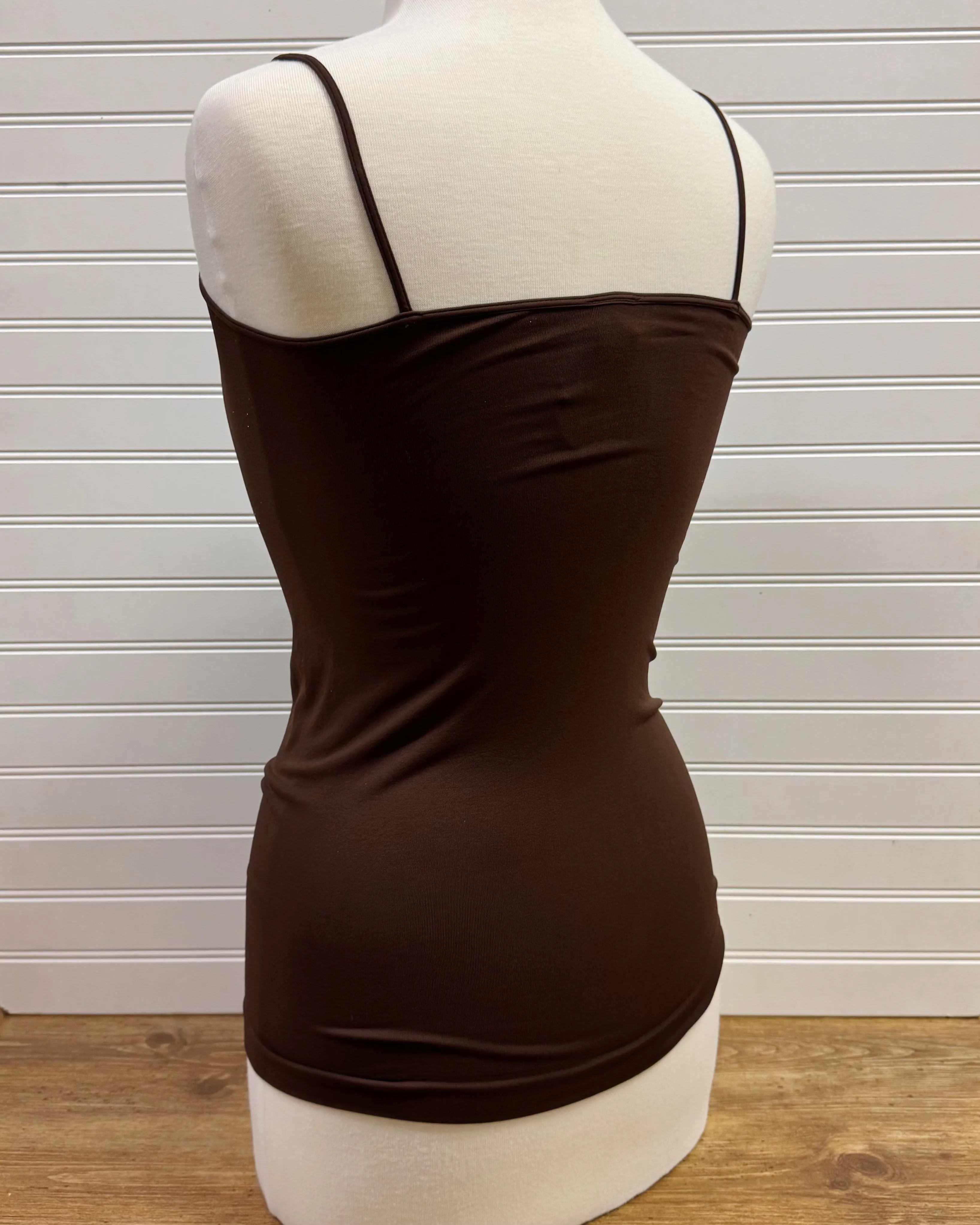 Core Cami in Coffee Bean