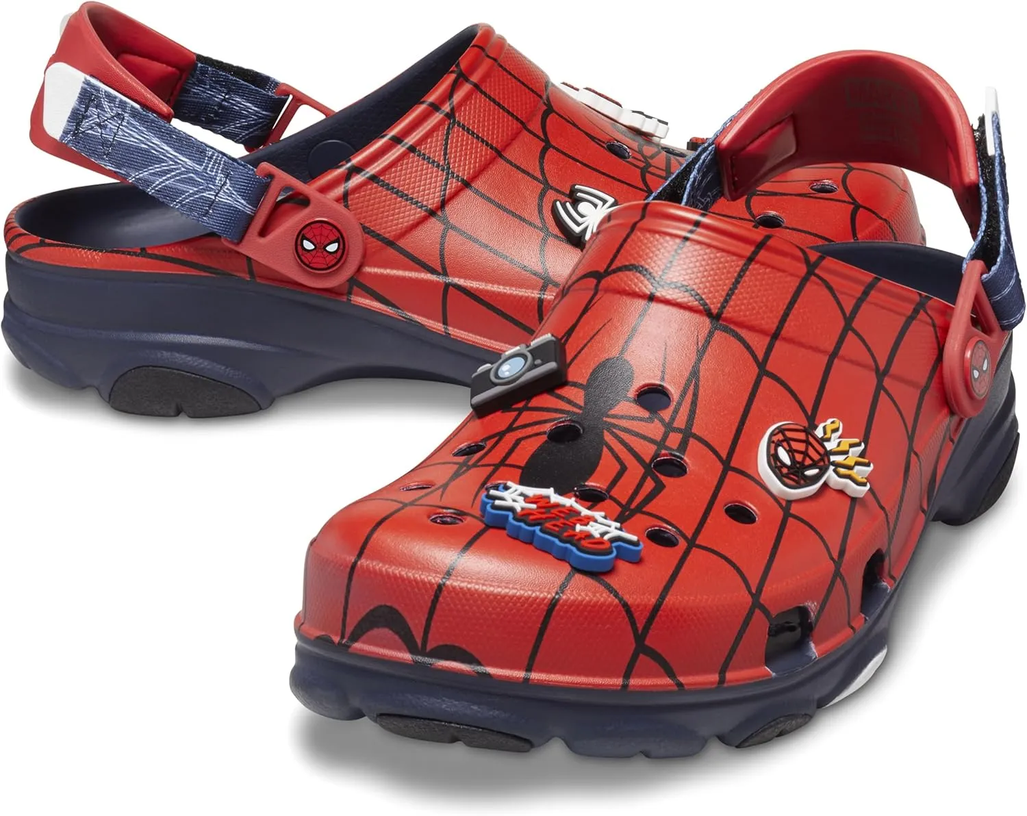 Crocs Unisex-Adult Marvel Superhero Clogs, Spiderman, Black Panther and Captain America Shoes