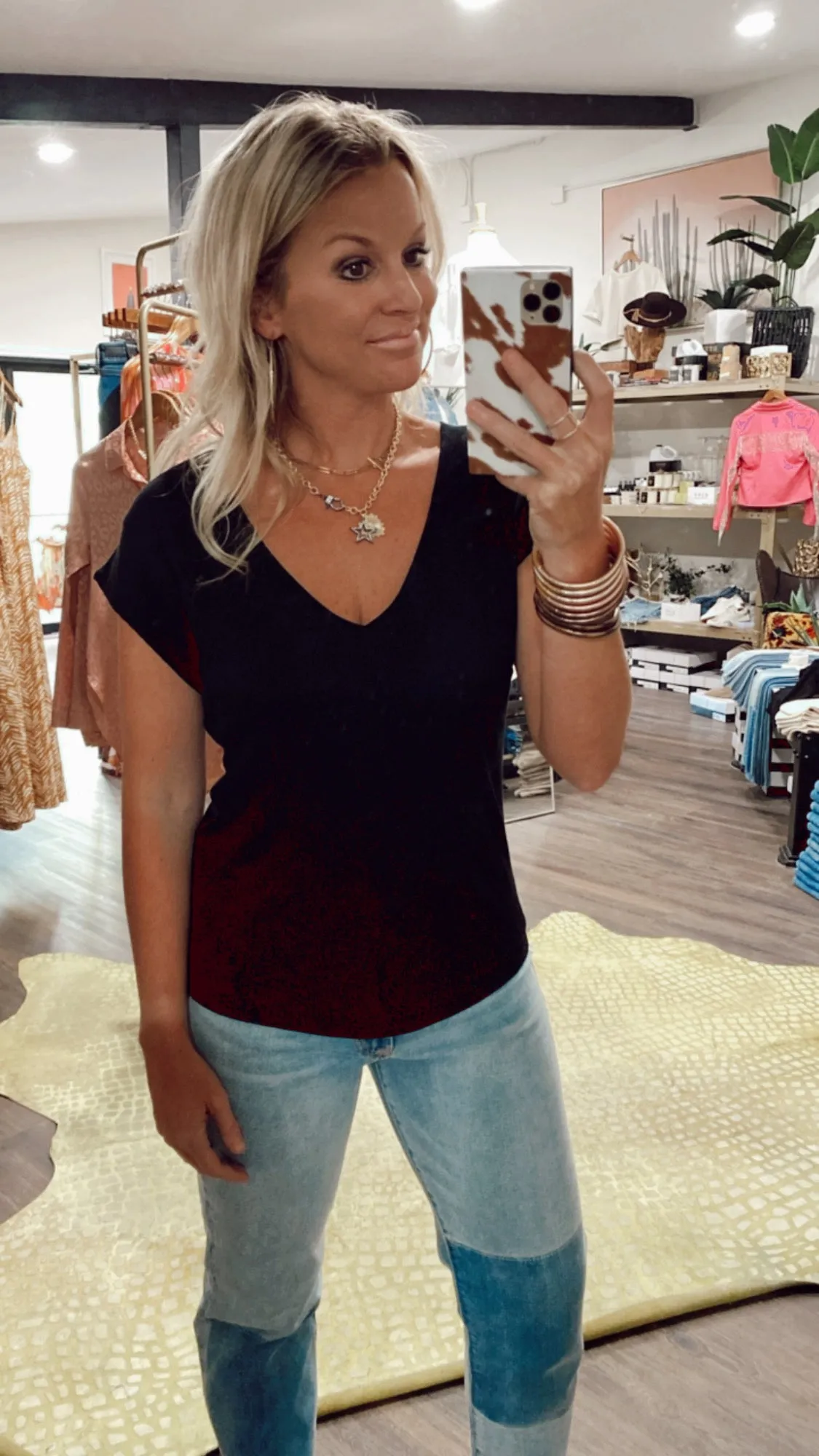 Dear John ‘Uri’ Top in Black