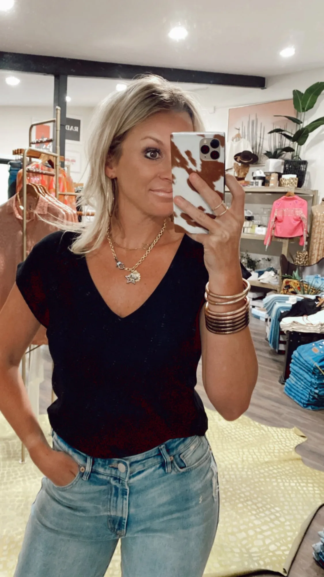Dear John ‘Uri’ Top in Black