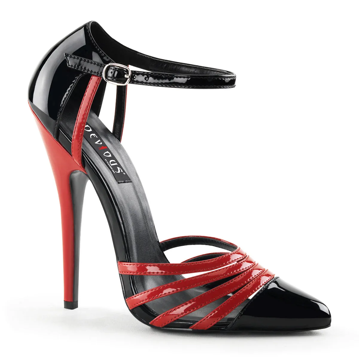Domina-412 Femme Fatale Strappy Stilettos