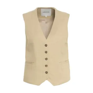 HERSKIND Double up vest - beige