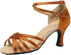 High Heels Women's Latin Dance Shoes High Heeled Sandals for Salsa, Tango, and Party Dancing