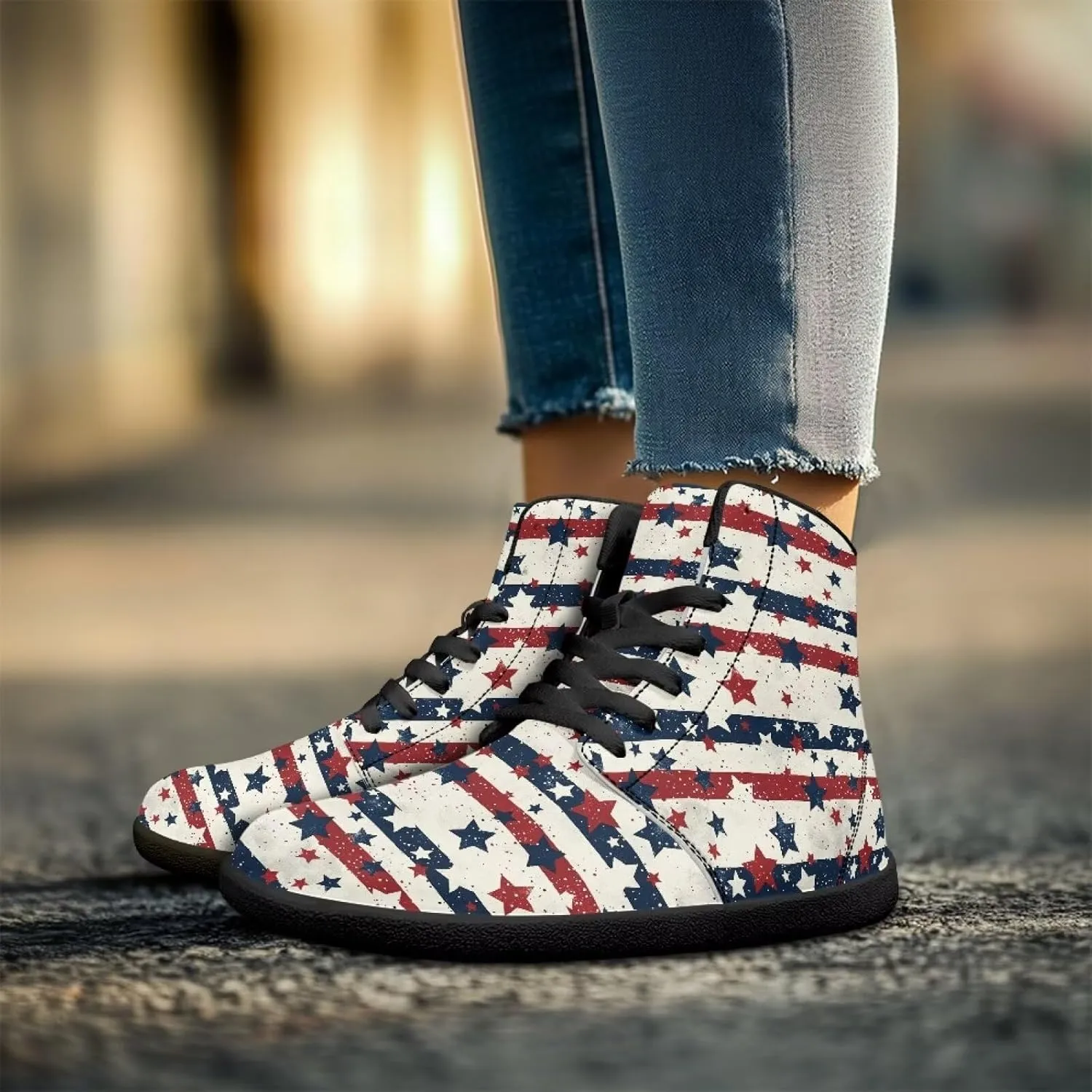 High Top Sneakers Women's Minimalist Barefoot Shoes | Zero Drop Sole | Wide Width Fashion Sneaker Size 36-48