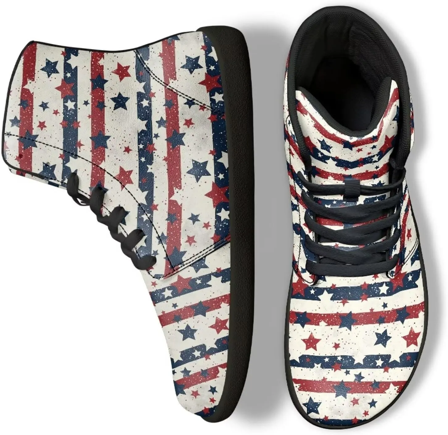 High Top Sneakers Women's Minimalist Barefoot Shoes | Zero Drop Sole | Wide Width Fashion Sneaker Size 36-48