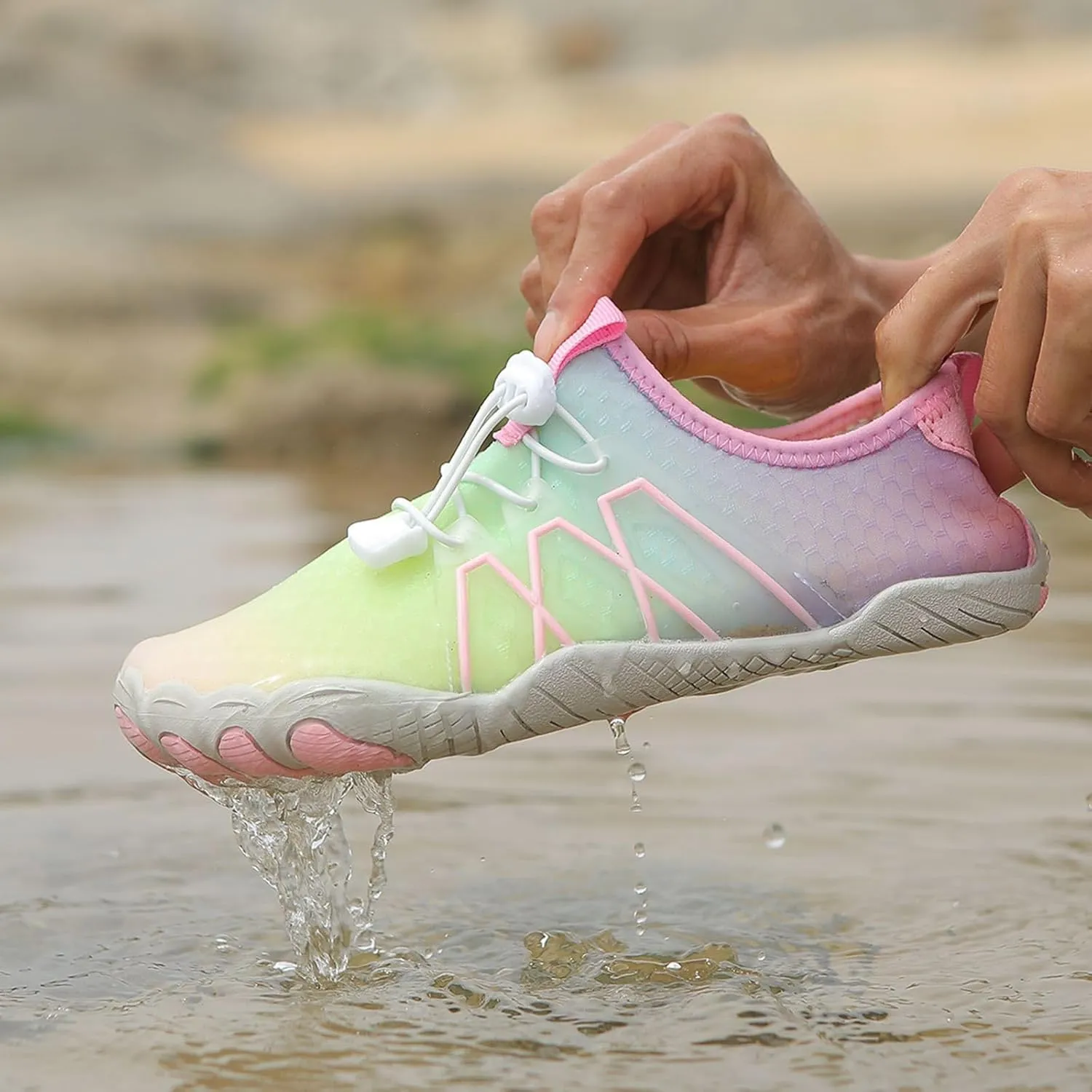 Hike Barefoot Shoes for Women Men Footwear Barefoot Shoes Waterproof Trail Running Healthy & Non-Slip Hiking Shoes Wide Toe Box