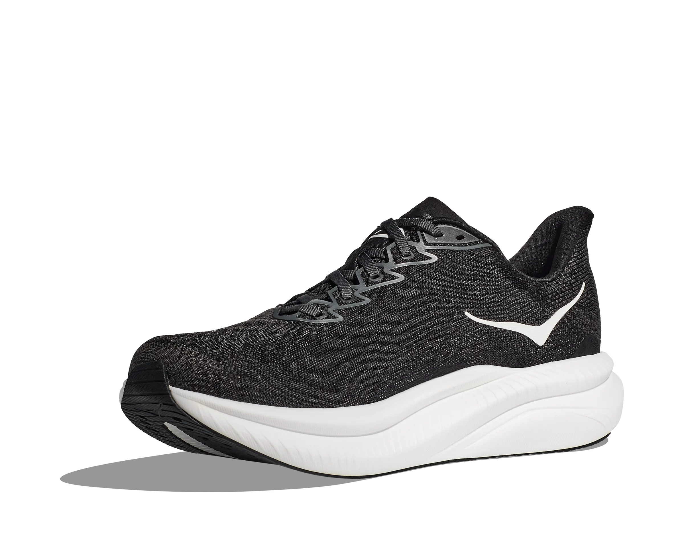 Hoka Mach 6 Wide Black White Men's