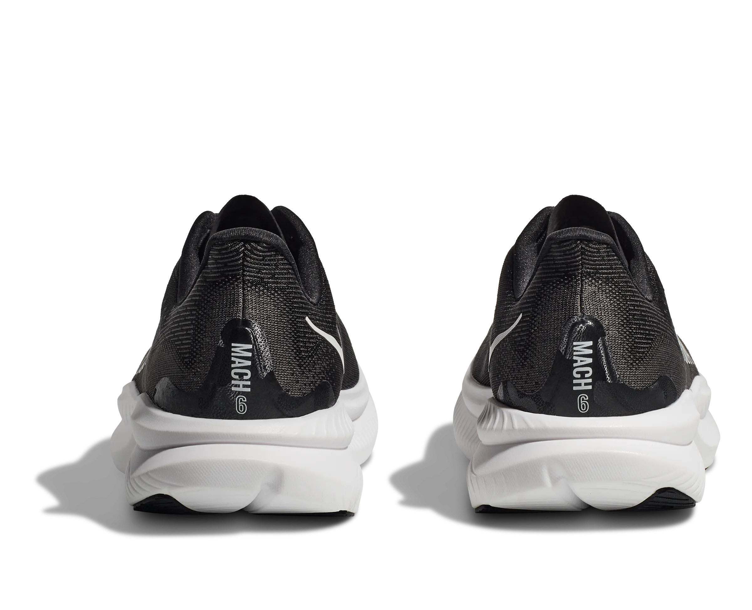 Hoka Mach 6 Wide Black White Men's