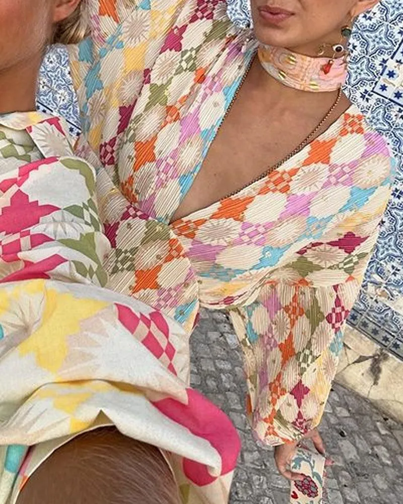Ivyshape | Colorful Maxi Dress