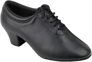 Ladies Women Ballroom Dance Shoes from Very Fine C2601 Black Leather 1.6" Heel (4.5)
