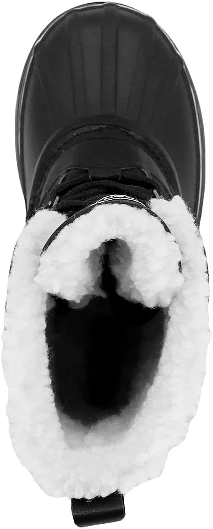 LONDON FOG Unisex Moorgate Cold Weather Warm Lined Snow Boot Toddler and Youth Sizes