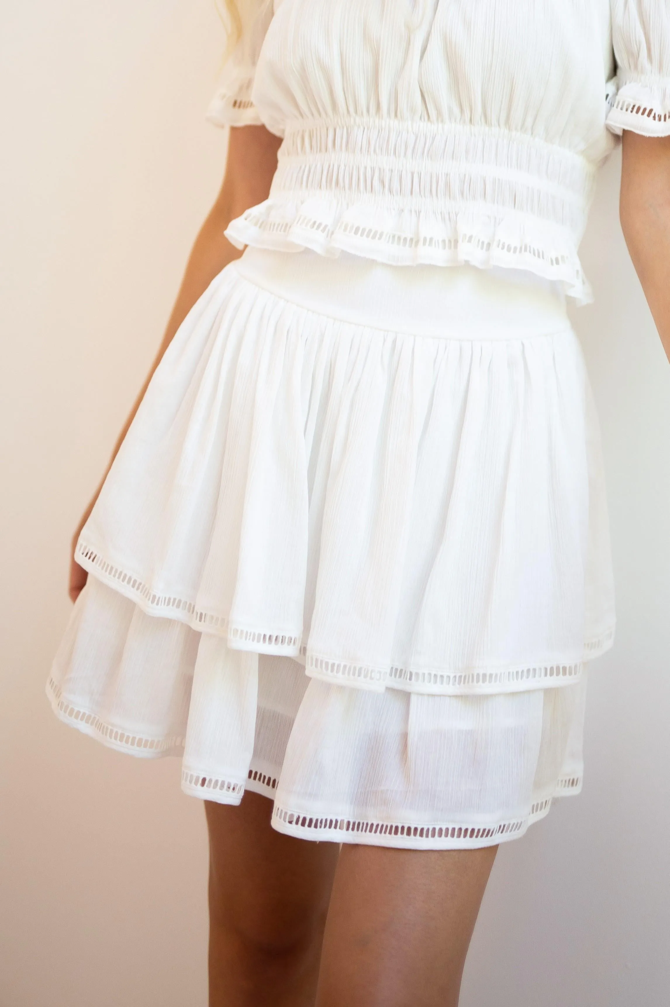 Lori Skirt - White