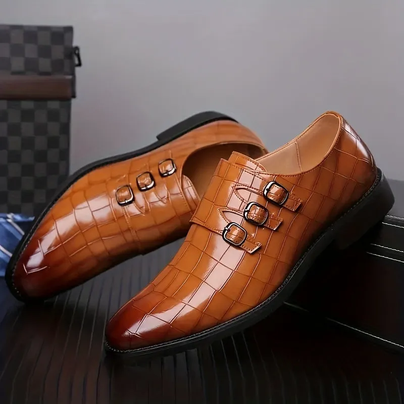 Men's Elegant Formal Shoes With PU Insole | Green Blue And Other Colors