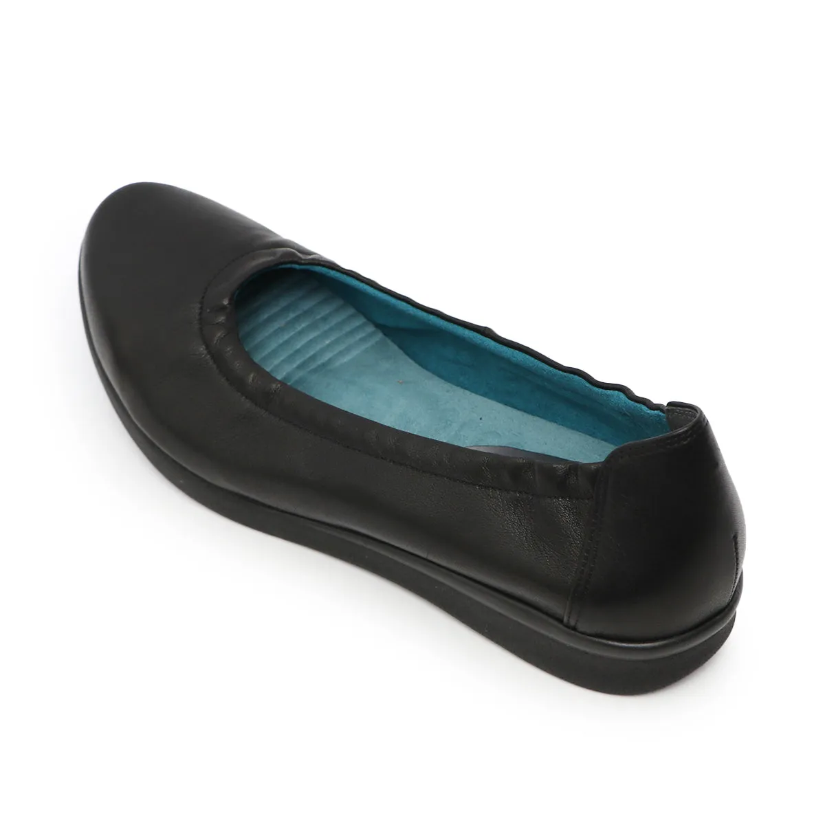 Nagomi Black Soft Walking Sneaker Flats