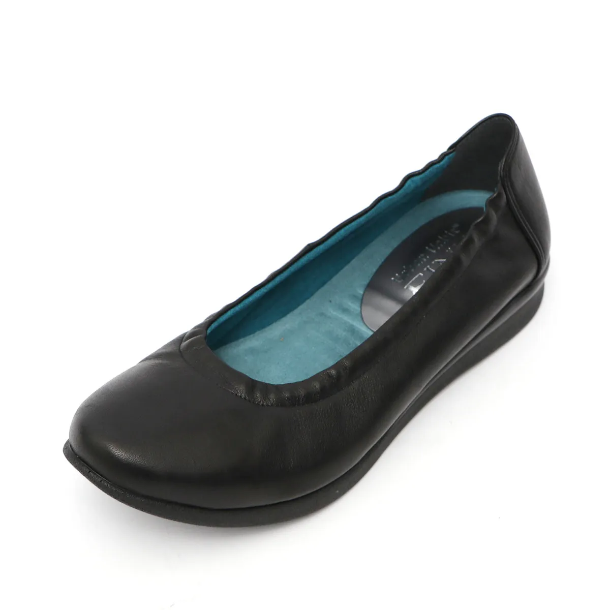 Nagomi Black Soft Walking Sneaker Flats