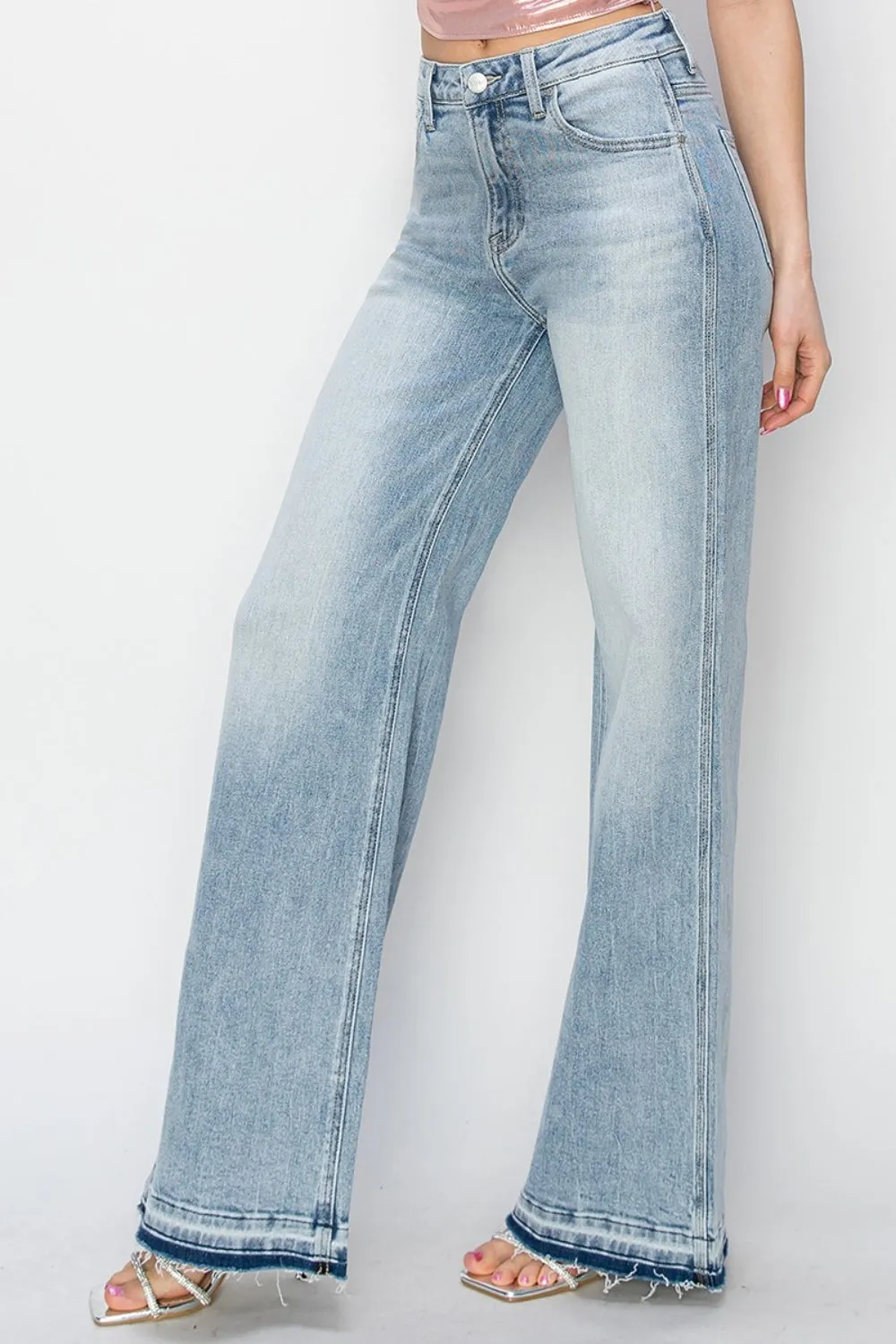 Nevaeh High Rise Wide Leg Jeans