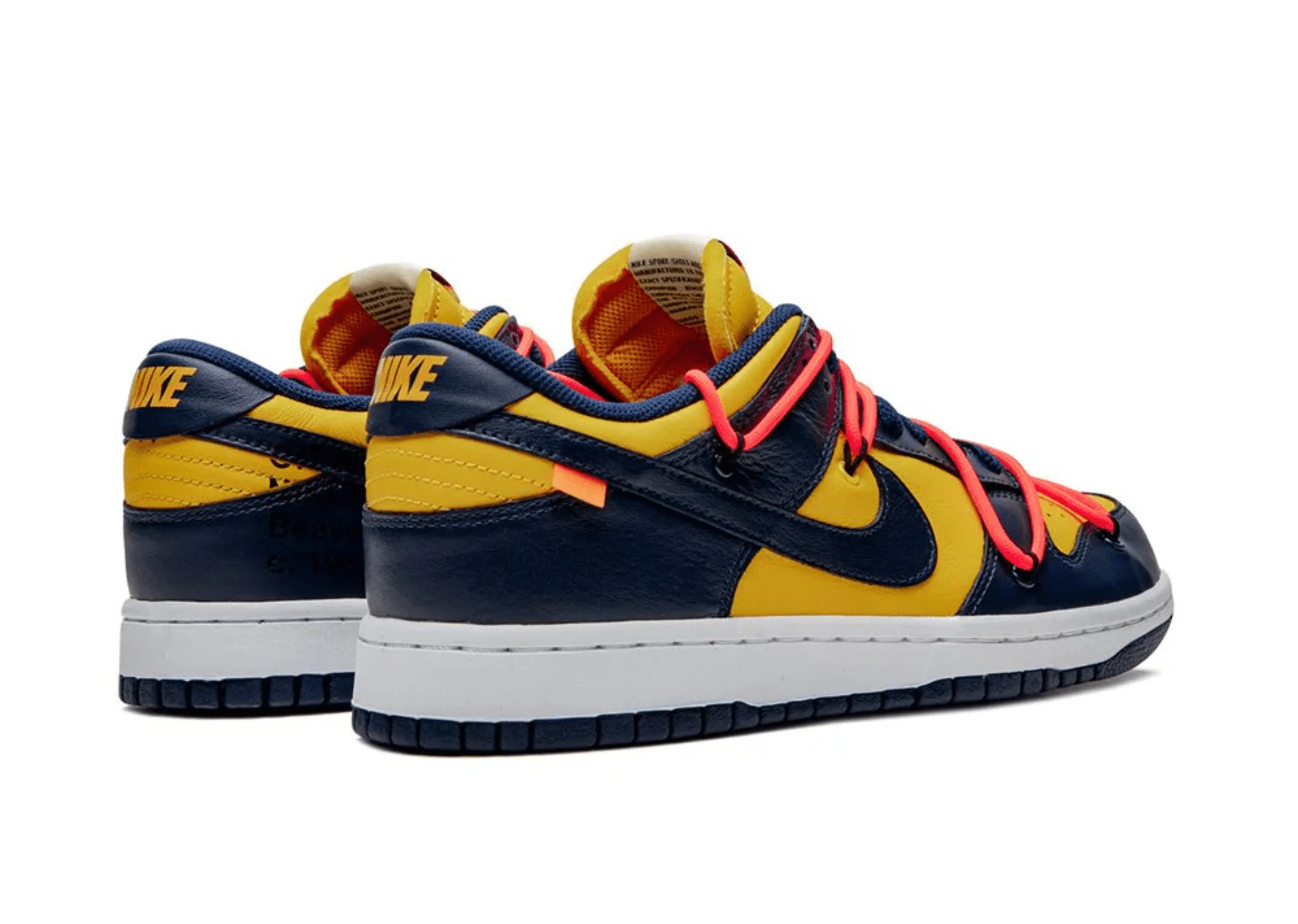 Nike Dunk Low X Off-White University Gold