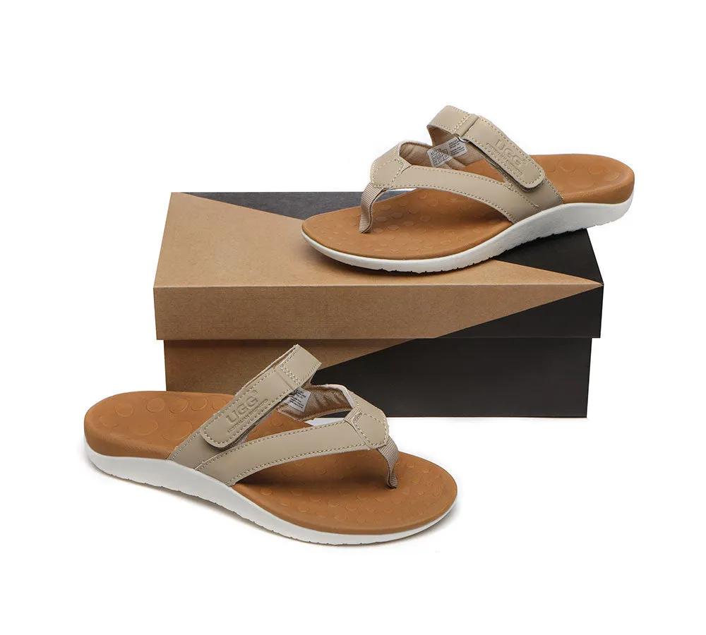 Orthotic Thongs Arch Support Hook And Loop Adjustable Straps