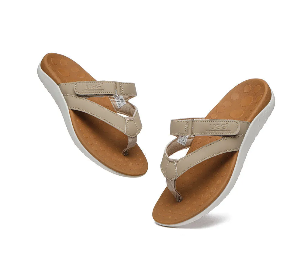 Orthotic Thongs Arch Support Hook And Loop Adjustable Straps