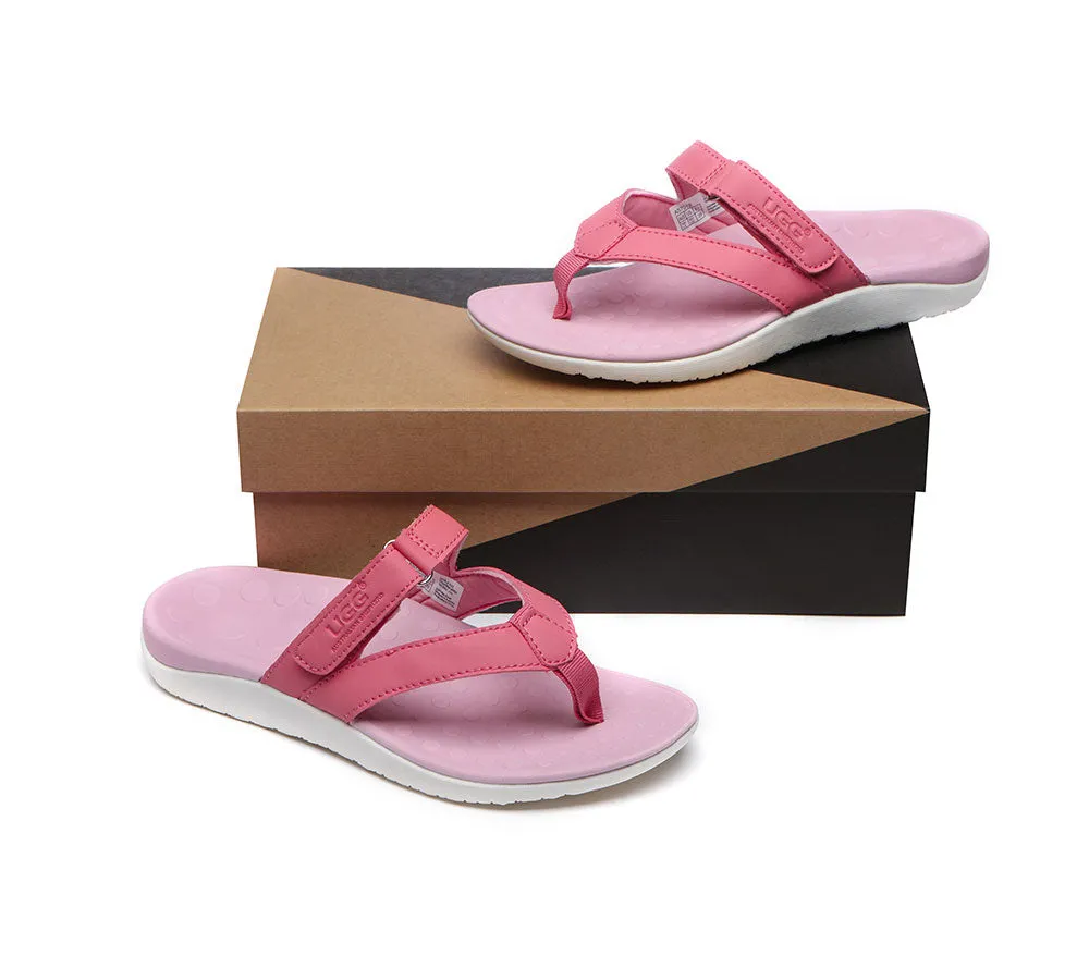 Orthotic Thongs Arch Support Hook And Loop Adjustable Straps