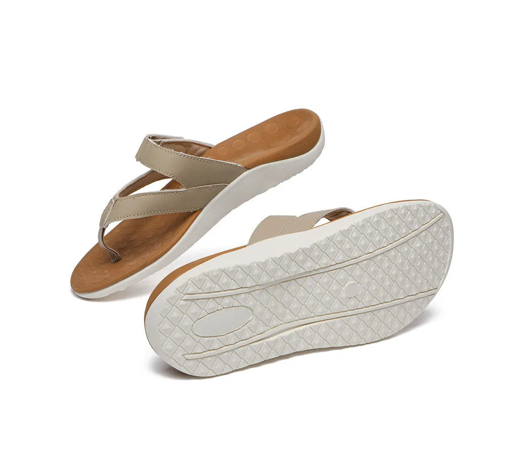 Orthotic Thongs Arch Support Hook And Loop Adjustable Straps