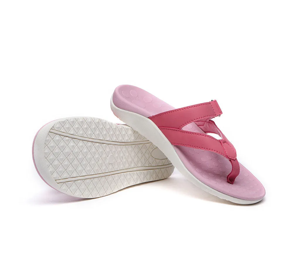 Orthotic Thongs Arch Support Hook And Loop Adjustable Straps