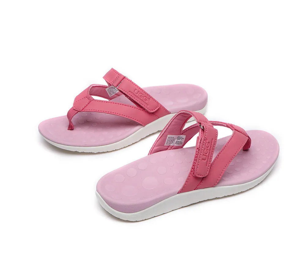 Orthotic Thongs Arch Support Hook And Loop Adjustable Straps