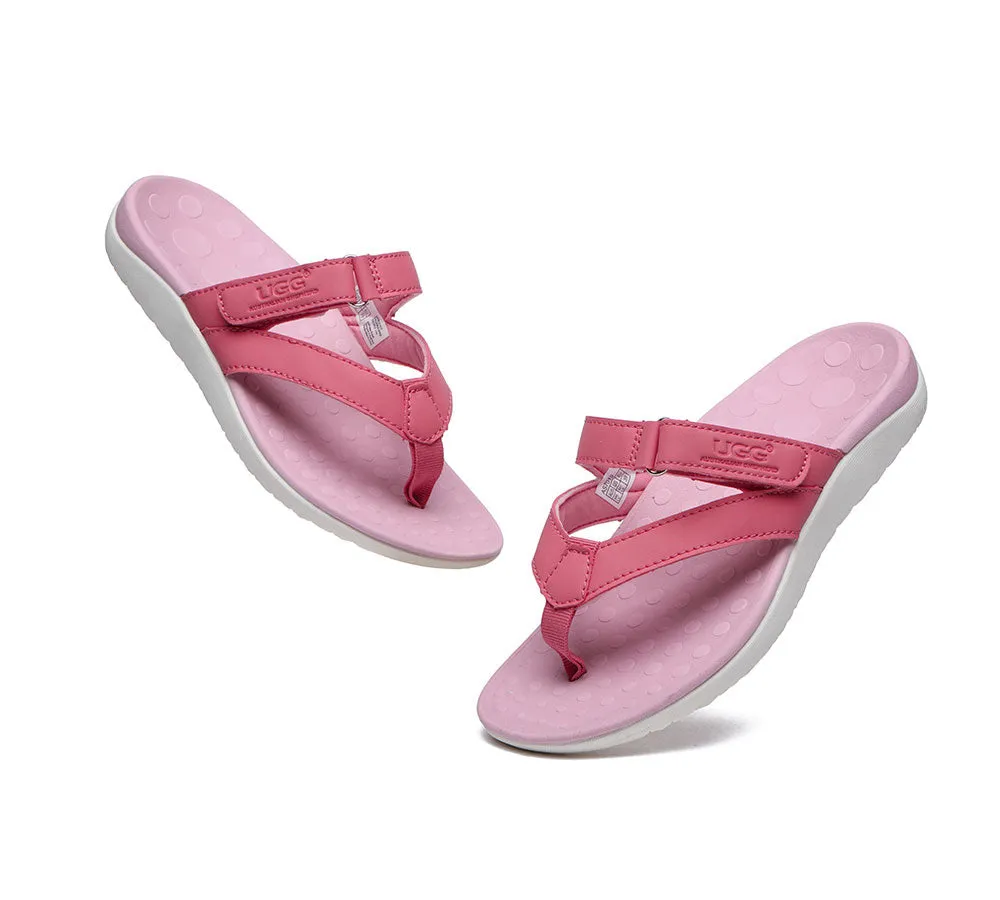 Orthotic Thongs Arch Support Hook And Loop Adjustable Straps