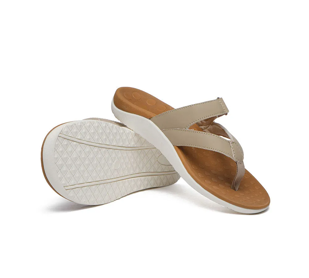Orthotic Thongs Arch Support Hook And Loop Adjustable Straps