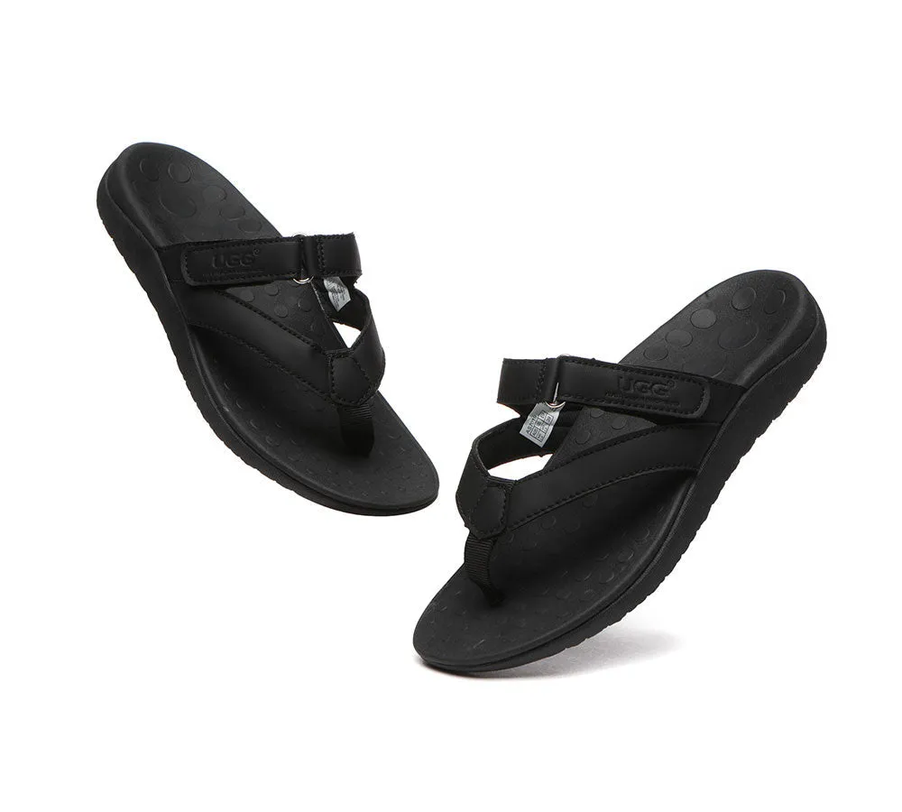 Orthotic Thongs Arch Support Hook And Loop Adjustable Straps