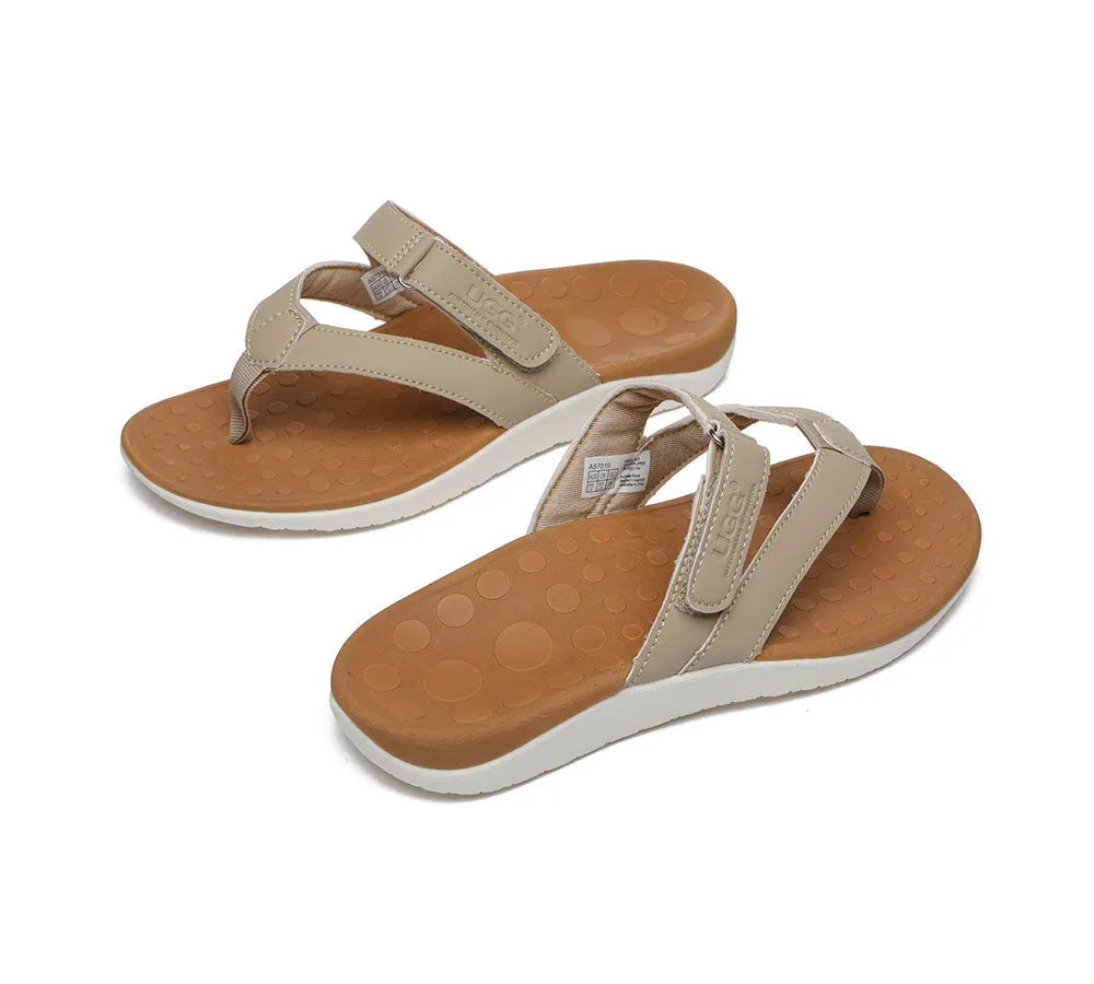 Orthotic Thongs Arch Support Hook And Loop Adjustable Straps