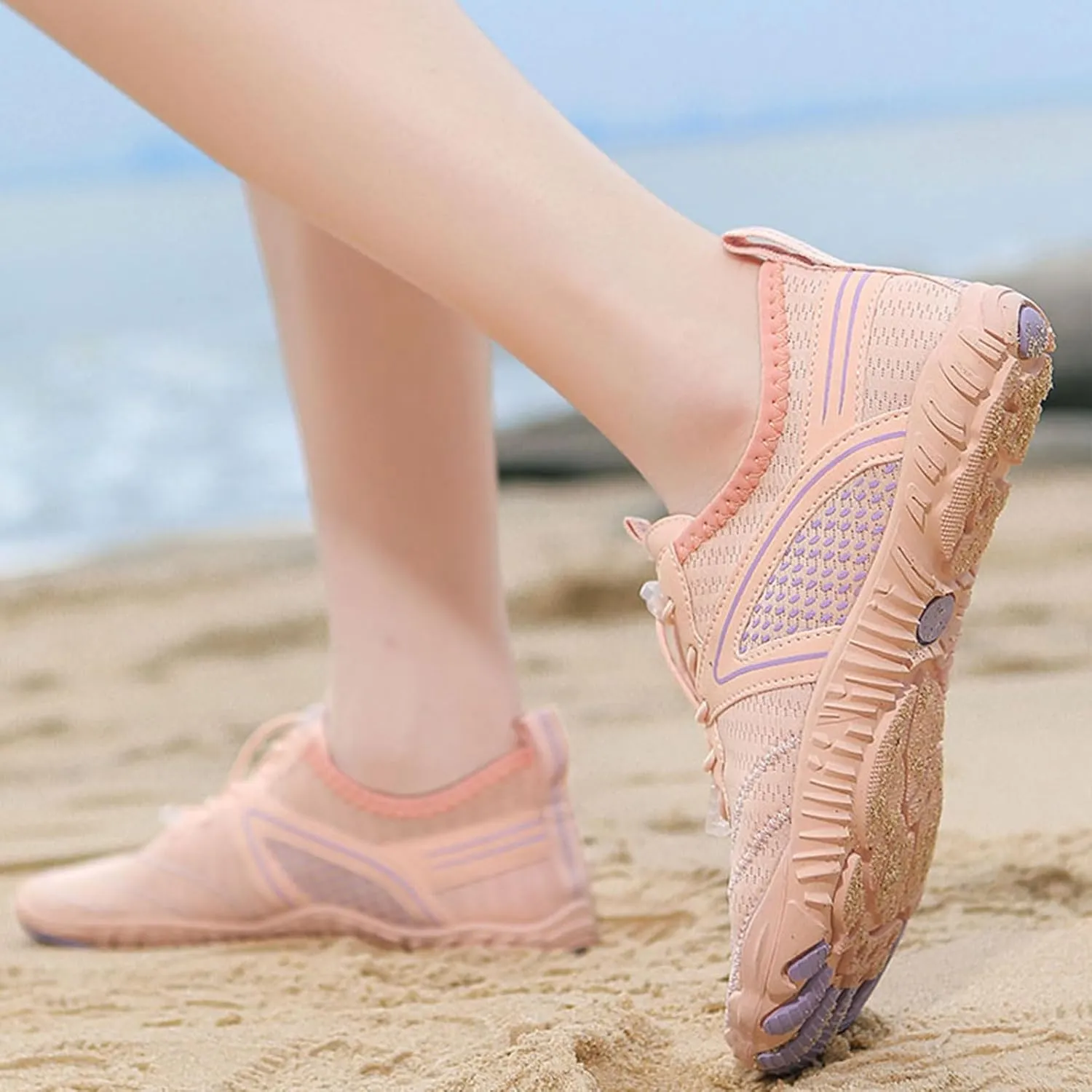 Pro Hike Barefoot Shoes Women Mens Footwear Barefoot Womens Wide Toe Box Quick Dry Beach Pool Swim Surf Hiking Shoes Healthy & Non-Slip Trail Running Shoes