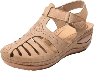 SBGMoSJ Orthopedic Flats for Women Dressy Orthopedic Shoes for Women Wide Feet Sandals for Women Outdoor Women's Athletic Outdoor Sandals Slides Black Chunky Heels for Women Red Block Heels